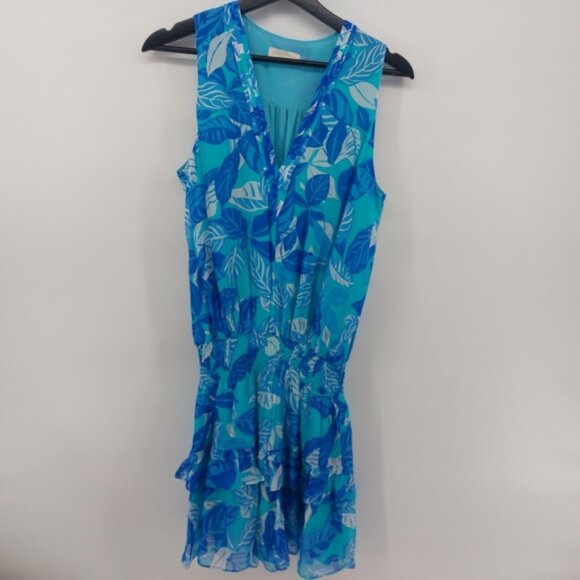 Ramy Brook Silk Blend Mini Dress Size Small Blue - Picture 1 of 6